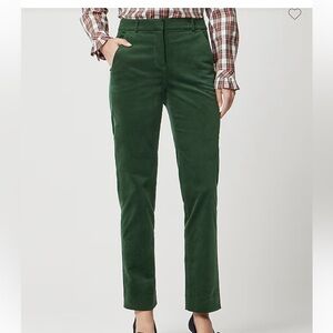 J. Crew velvet Kallie pants